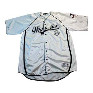 Vintage True Fan Chicago White Sox Baseball Jersey Mens XL White Embroidered MLB
